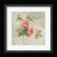 Provence Rose I Red and Neutral Fine Art Print