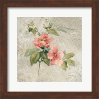 Provence Rose I Red and Neutral Fine Art Print