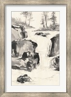 Sumi Waterfall II Fine Art Print