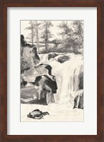 Sumi Waterfall I Fine Art Print