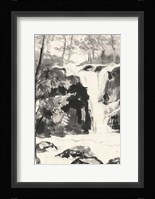Sumi Waterfall III Framed Print