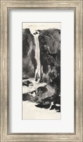 Sumi Waterfall View I Fine Art Print