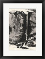 Sumi Waterfall View III Framed Print