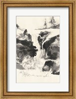 Sumi Waterfall V Fine Art Print