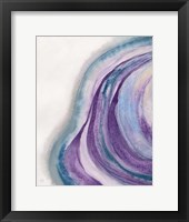 Watercolor Geode I Framed Print