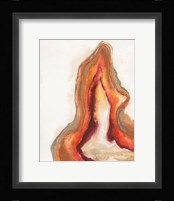 Watercolor Geode VI Framed Print