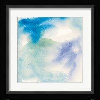 Crinkle Blue Framed Print