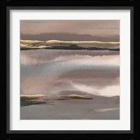 Gilded Morning Fog I Framed Print