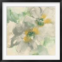 Silver Quince I Teal Fine Art Print