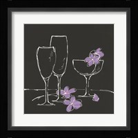 Champagne Please Framed Print