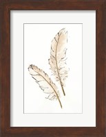 Gold Feathers I Fine Art Print