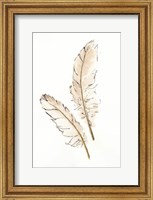 Gold Feathers I Fine Art Print