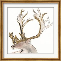 Gilded Caribou II Fine Art Print