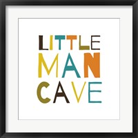 Little Man Cave Warm Color Palette Fine Art Print