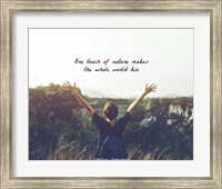 One Touch of Nature Shakespeare Hiker Color Fine Art Print