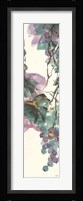 Amethyst Grape Panel II Framed Print