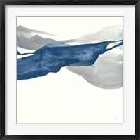 Sapphire and Gray III Framed Print