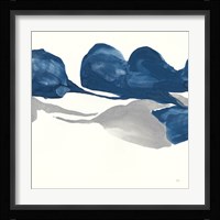Sapphire and Gray II Framed Print