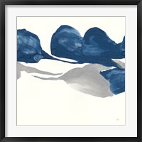 Sapphire and Gray II Fine Art Print