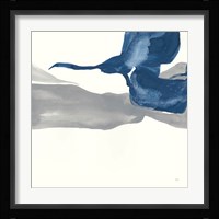 Sapphire and Gray I Framed Print