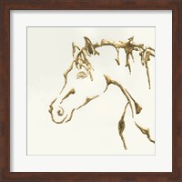 Gilded Cowpony Fine Art Print