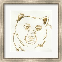 Gilded Black Bear Fine Art Print