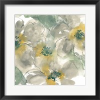 Silver Quince II on White Framed Print