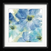 Seashell Cosmos I White Framed Print