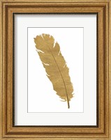 Pure Gold Feather V Fine Art Print