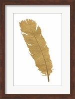 Pure Gold Feather V Fine Art Print