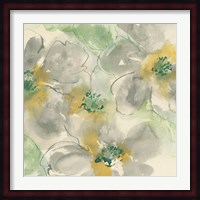 Silver Quince II Teal Fine Art Print