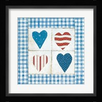 Americana Hearts Fine Art Print