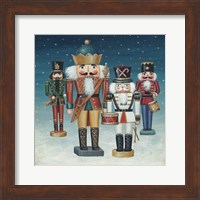 King Nutcrackers Snow Fine Art Print