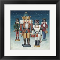 King Nutcrackers Snow Fine Art Print