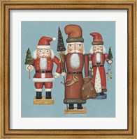Santa Nutcrackers Fine Art Print
