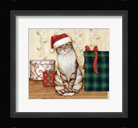 Christmas Kitty  III Framed Print