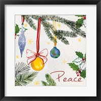 Watercolor Christmas III Framed Print