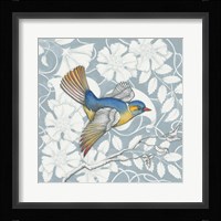 Arts and Crafts Birds III Tone on Tone Fine Art Print