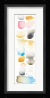 Watercolor Swatch Panel II Bright Framed Print