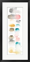 Watercolor Swatch Panel I Framed Print