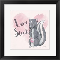 My Furry Valentine II Sq Framed Print