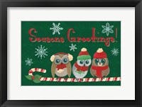 Christmas Parliament IV Framed Print