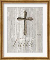 Words for Worship Faith on Wood Fine Art Print