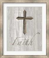 Words for Worship Faith on Wood Fine Art Print
