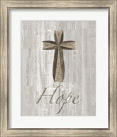 Words for Worship Hope on Wood Fine Art Print