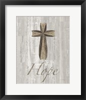 Words for Worship Hope on Wood Fine Art Print