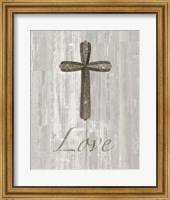 Words for Worship Love on Wood Fine Art Print