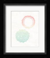 Sunset Palms Fruit IV Framed Print