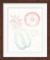 Sunset Palms Fruit II Fine Art Print