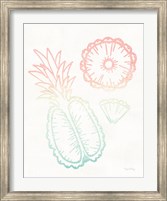 Sunset Palms Fruit II Fine Art Print